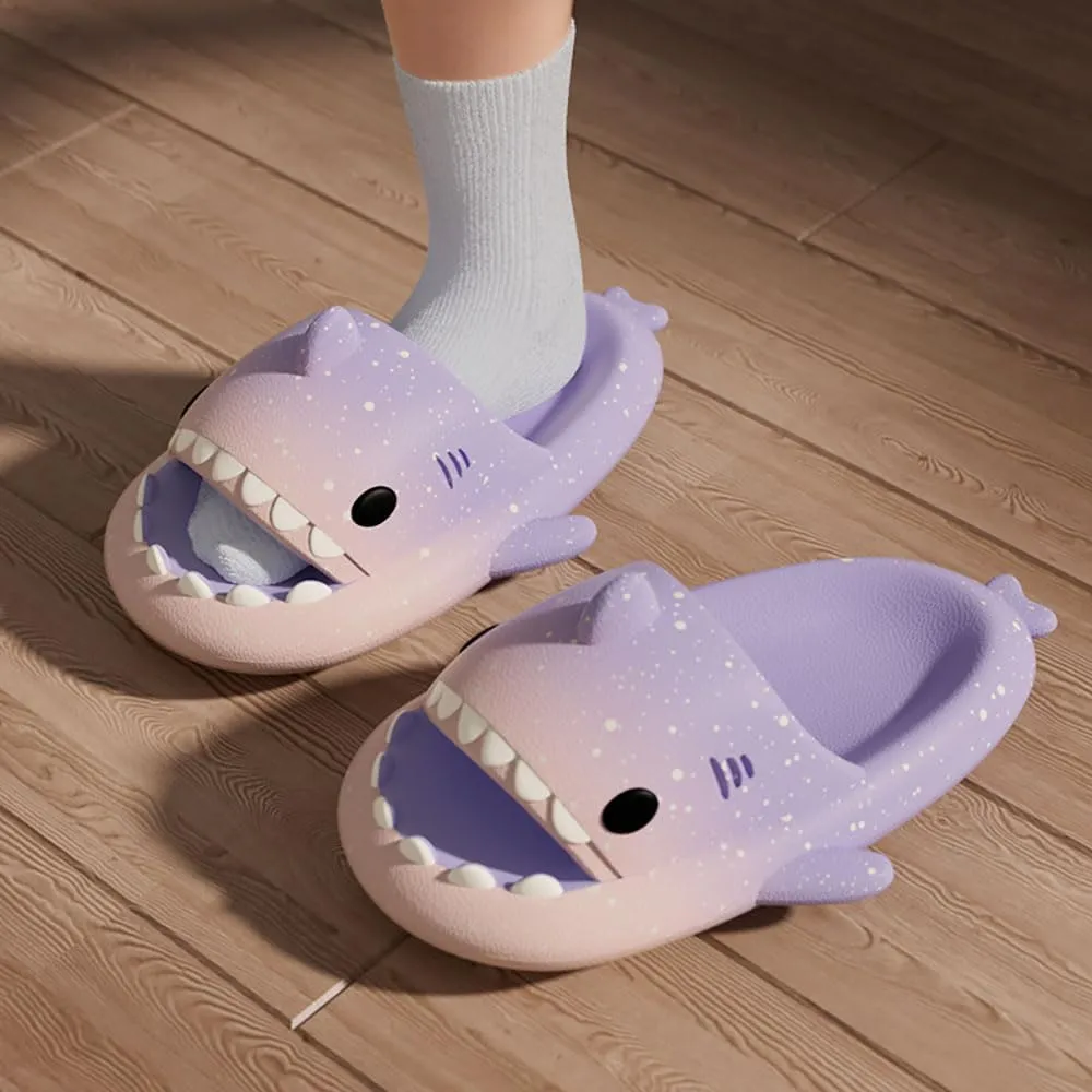 Spotted Starlight Shark Slippers, Original Cloud Shark Slippers, Gradient Cloud Shark Slippers Unise