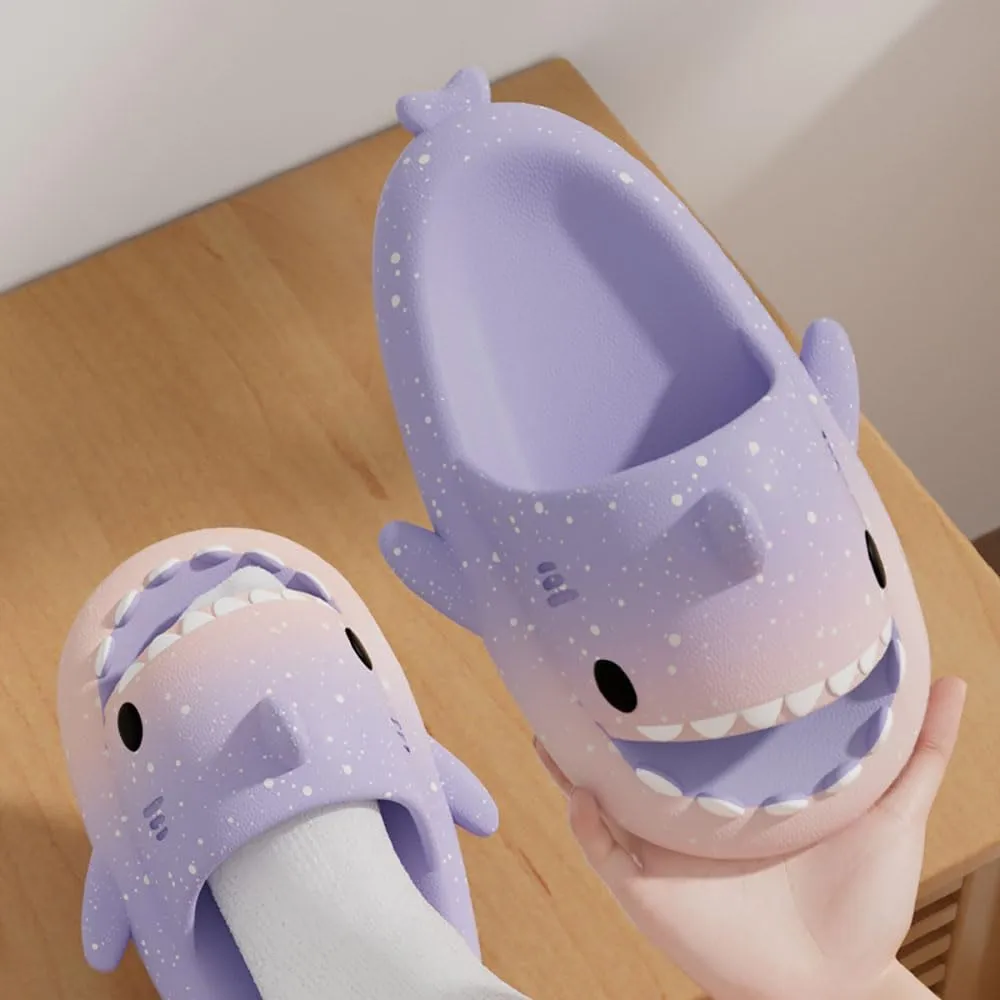 Spotted Starlight Shark Slippers, Original Cloud Shark Slippers, Gradient Cloud Shark Slippers Unise