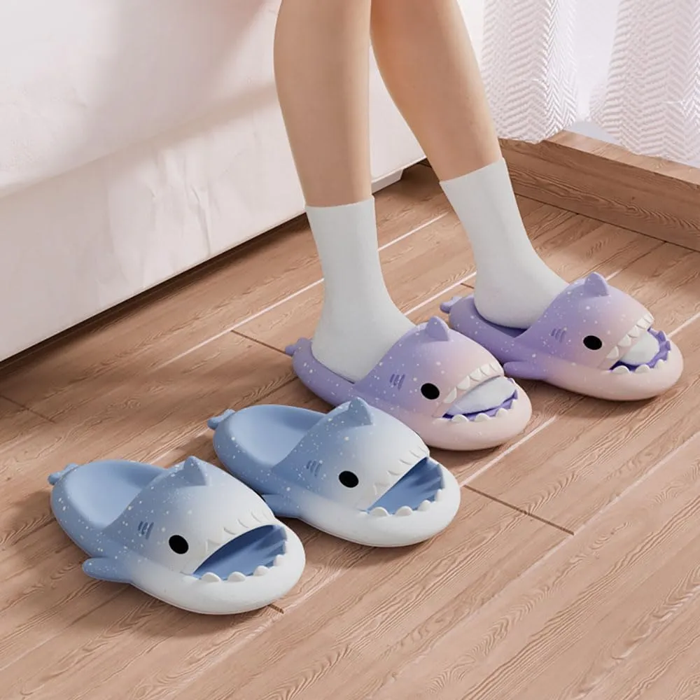 Spotted Starlight Shark Slippers, Original Cloud Shark Slippers, Gradient Cloud Shark Slippers Unise