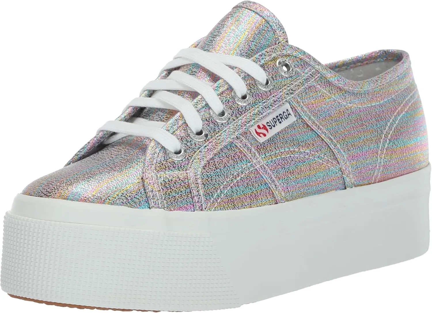Superga Women's 2790 Multicolor Shot Lame Sneaker