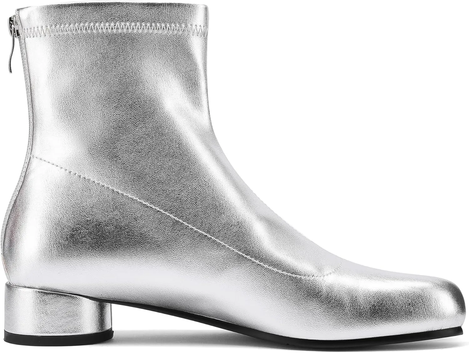 Tabi Boots Split Toe Ankle Boots for Women Japanese Ninja Shoes Low Heel Block Heels Booties Artificial Leather Boots