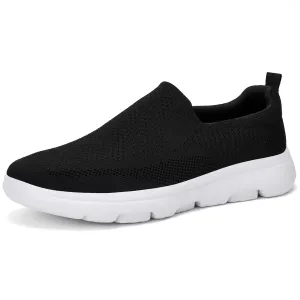 TIOSEBON Men's Mesh Slip On Walking Shoes Loafers-Work Drving Tennis Shoes