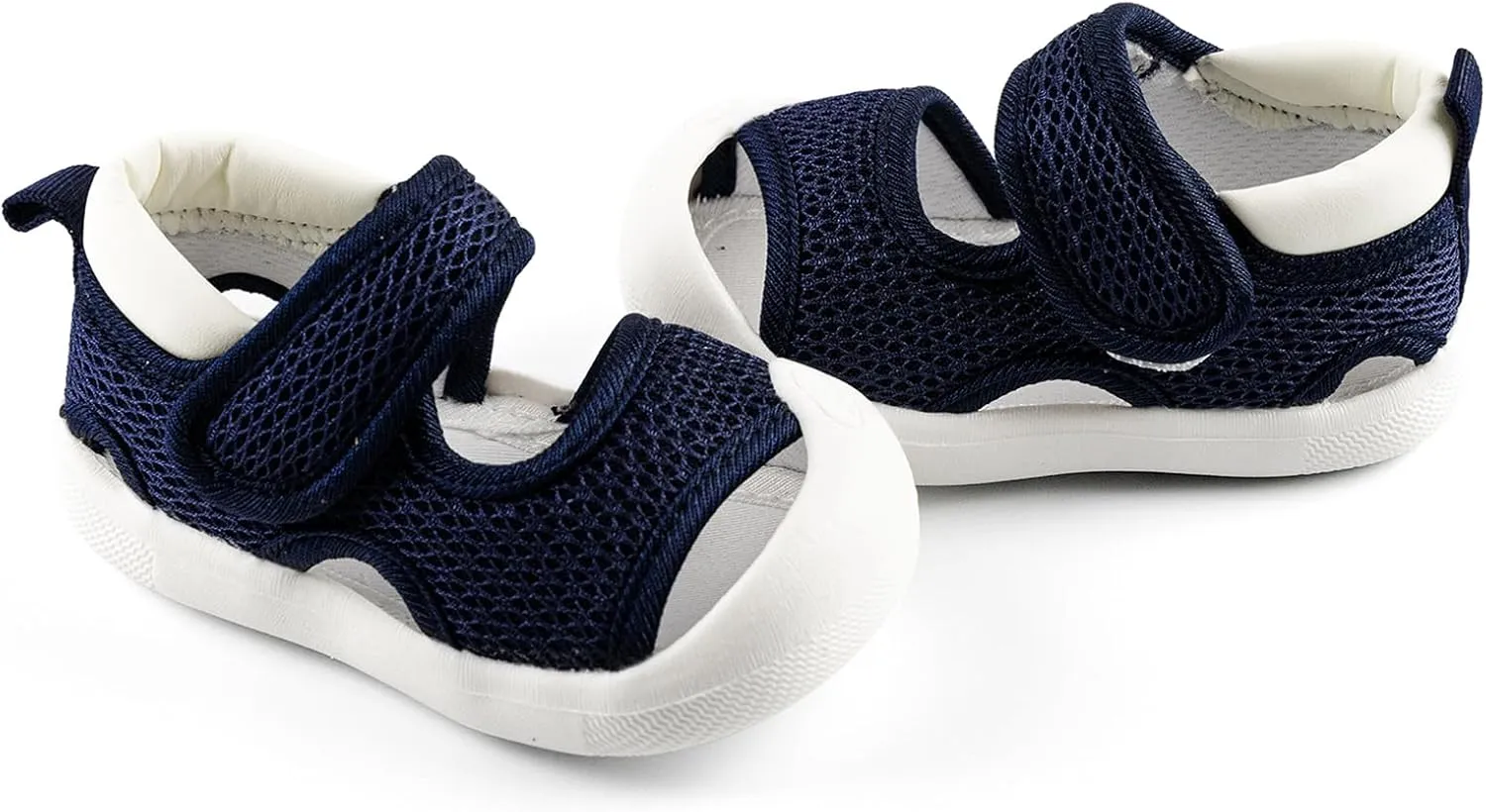 Toddler Boys Girls Unisex Baby Summer Sport Sandals Closed Toe Non-Slip Rubber Sole Pool Beach Mesh Sneakers Lightweight Outdoor Water Shoes