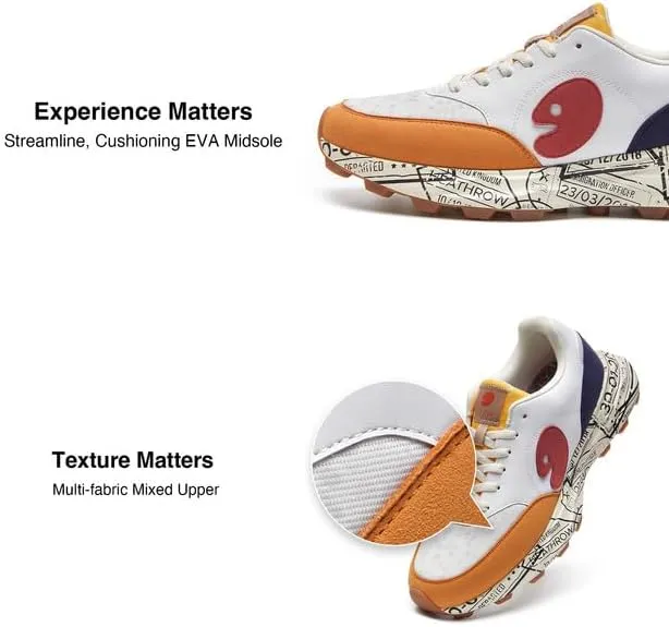 UIN Women's Fashion Sneakers Walking Art Travel Shoes Benidorm