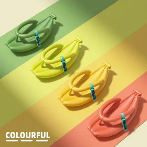 Unisex Banana Flip Flops for Women Men Cloud Slides Sandals Pillow Non Slip Slippers Bathroom Shower Slippers Shoes