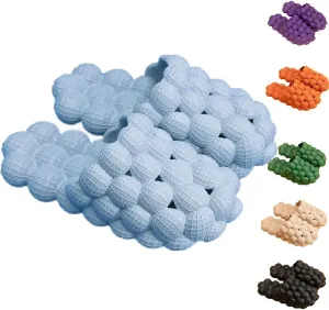 Unisex Lychee Sandals Lychee Slippers Home Shower Beach Slides Stress Relief Massage Slippers for Indoor & Outdoor