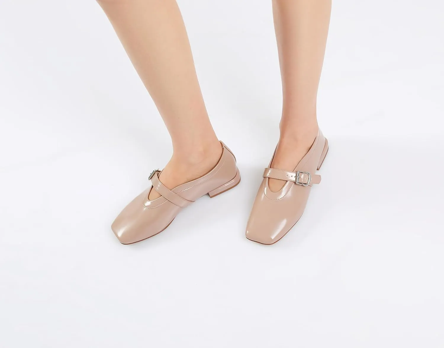vivianly Mesh Ballet Flats Shoes for Women Flats Comfortable Dressy Round Toe Mesh Flats Fishnet Mary Jane Flats for Events Party Leisure