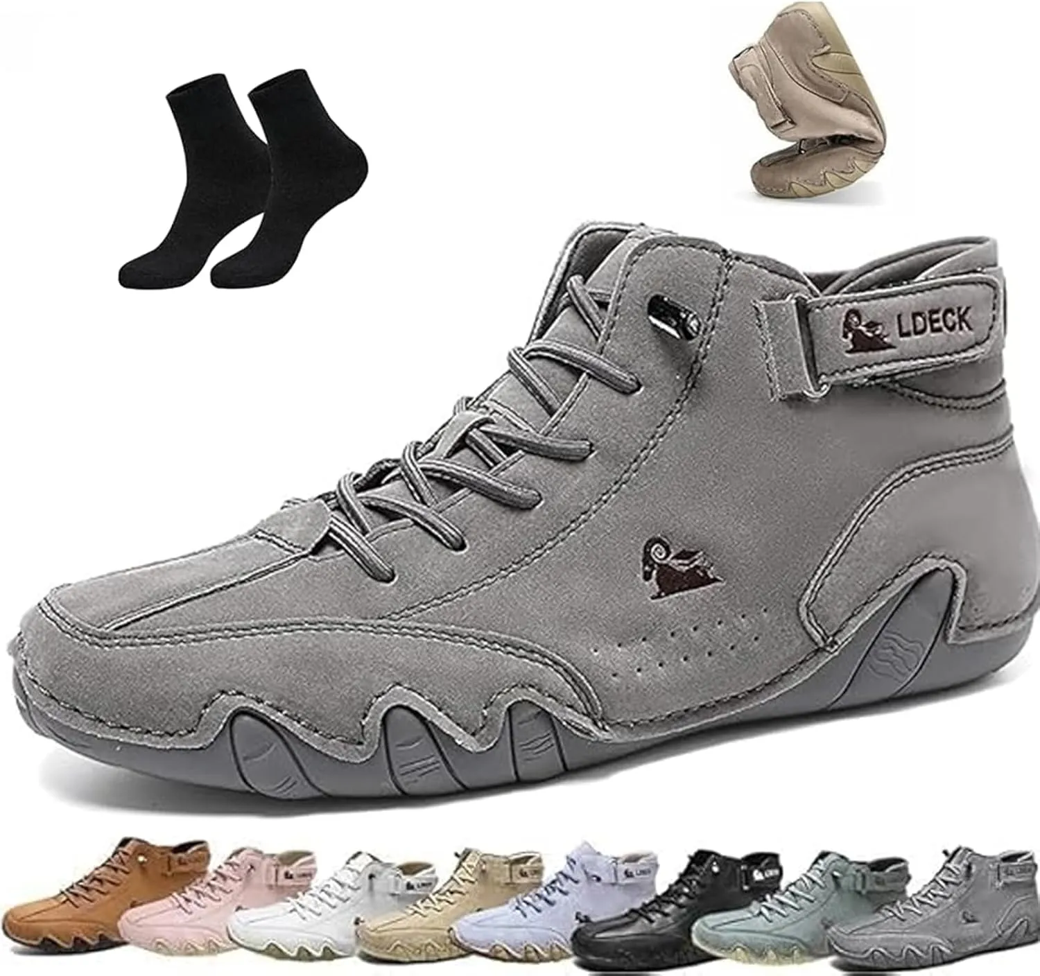 Vogany Shoes Orthopedic Sneakers Women, Vogldeck - Waterproof and Breathable Unisex Outdoor Arch Support Hiking and Walking Shoes