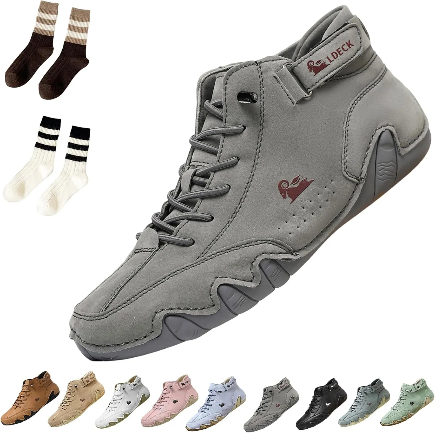 Vogany Shoes Women, Vogany Shoes Orthopedic Sneakers, Lightweight Unisex Outdoor for Hiking Camping & Driving All Season High Top Boots Arch Support