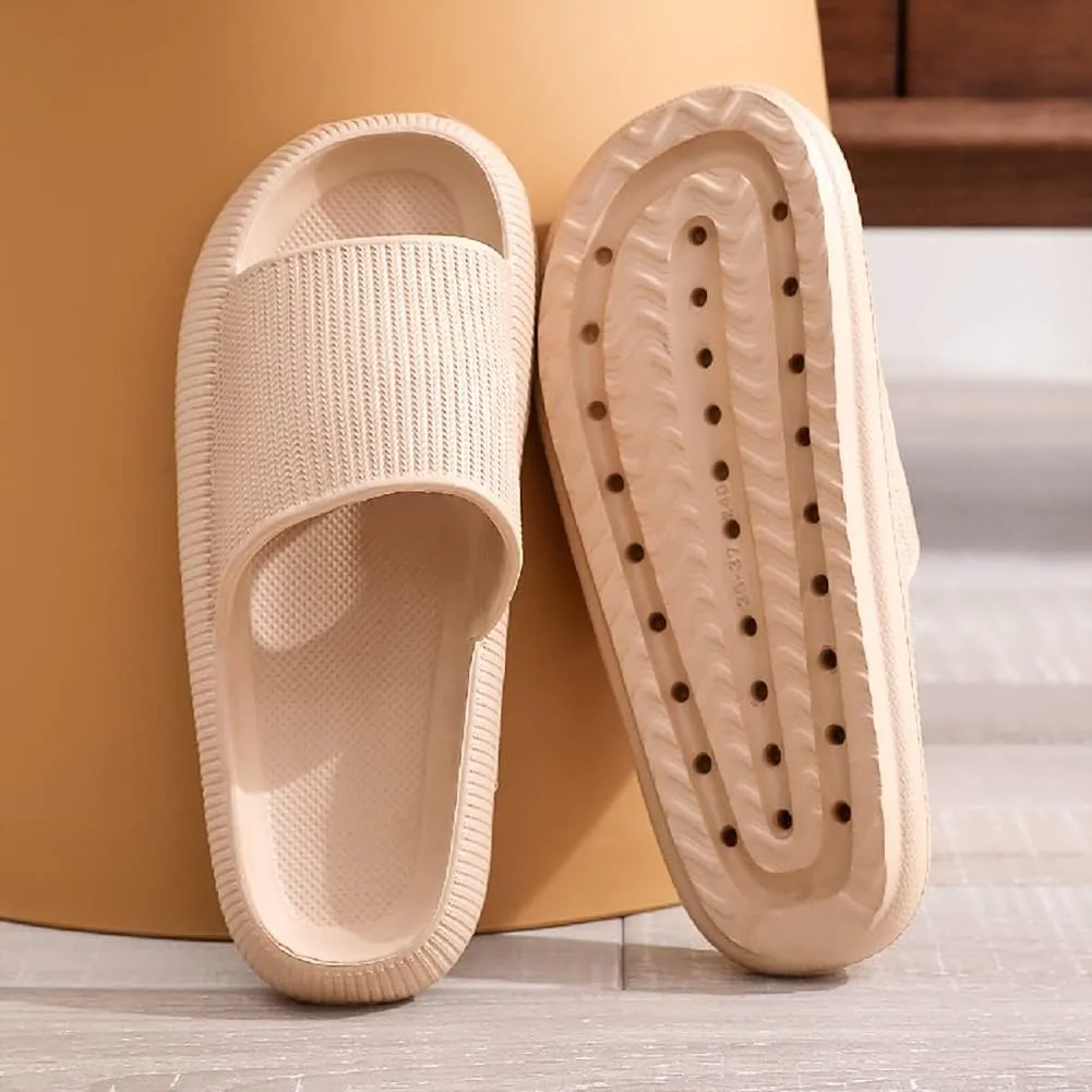 VONMAY Cloud Slides for Men and Women Quick Drying Pillow Slippers Non-Slip Shower Sandals with Cushioned Thick Sole for Comfort & Support