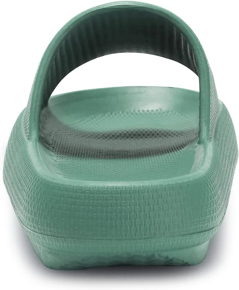 welltree Slides for Women Men Pillow Slippers Non-Slip Bathroom Shower Sandals Soft Thick Sole Indoor and Outdoor Slides