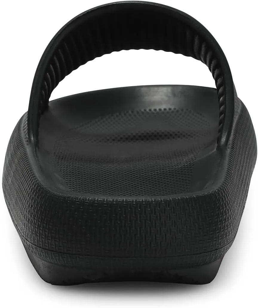 welltree Slides for Women Men Pillow Slippers Non-Slip Bathroom Shower Sandals Soft Thick Sole Indoor and Outdoor Slides