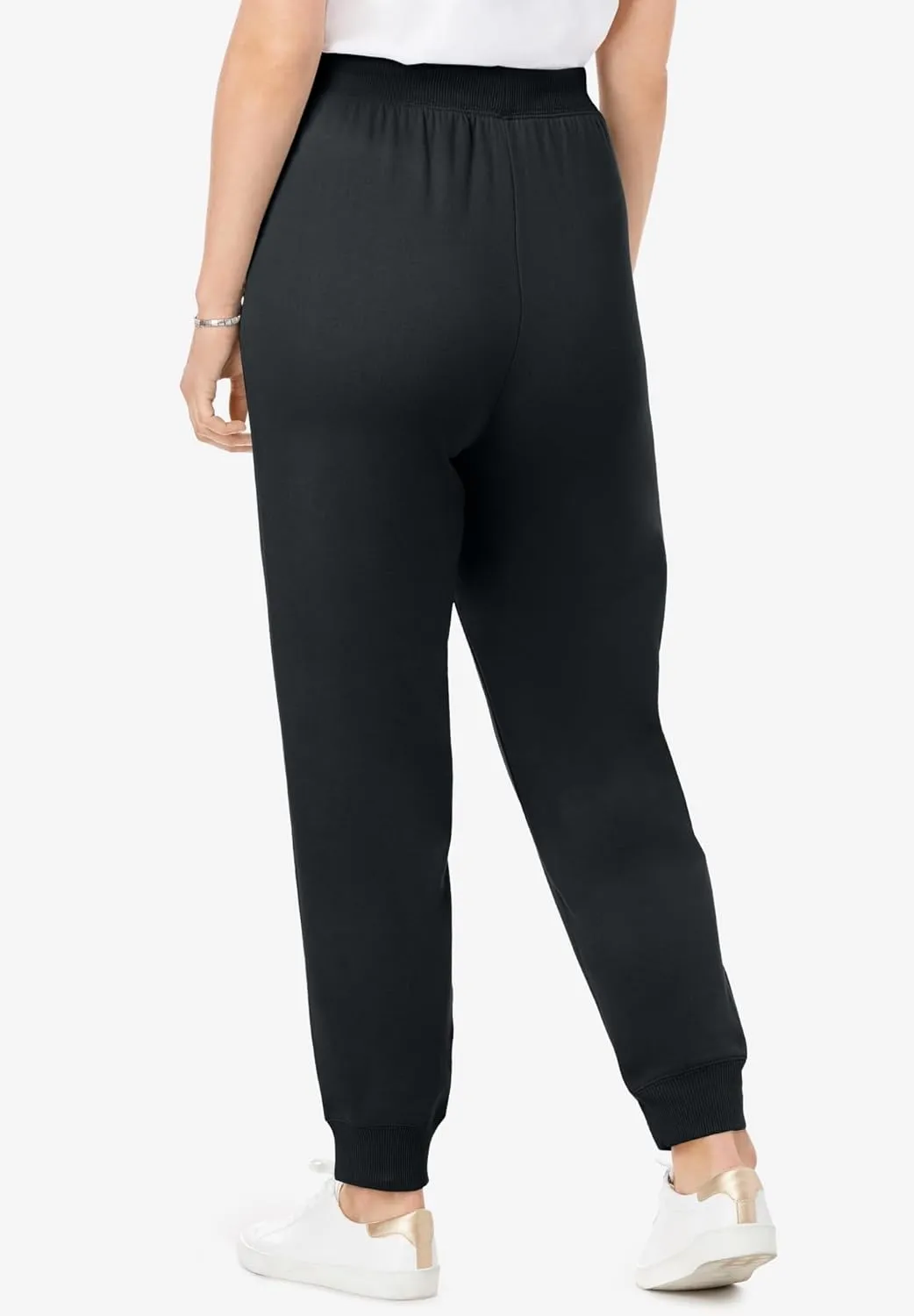 Woman Within Plus Size Better Fleece Jogger Sweatpant