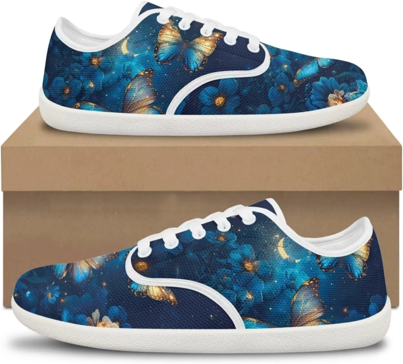 Women's Butterfly Leisure Dance Shoes Business Loafers Flats Walking Outdoor Sneaker for Travel