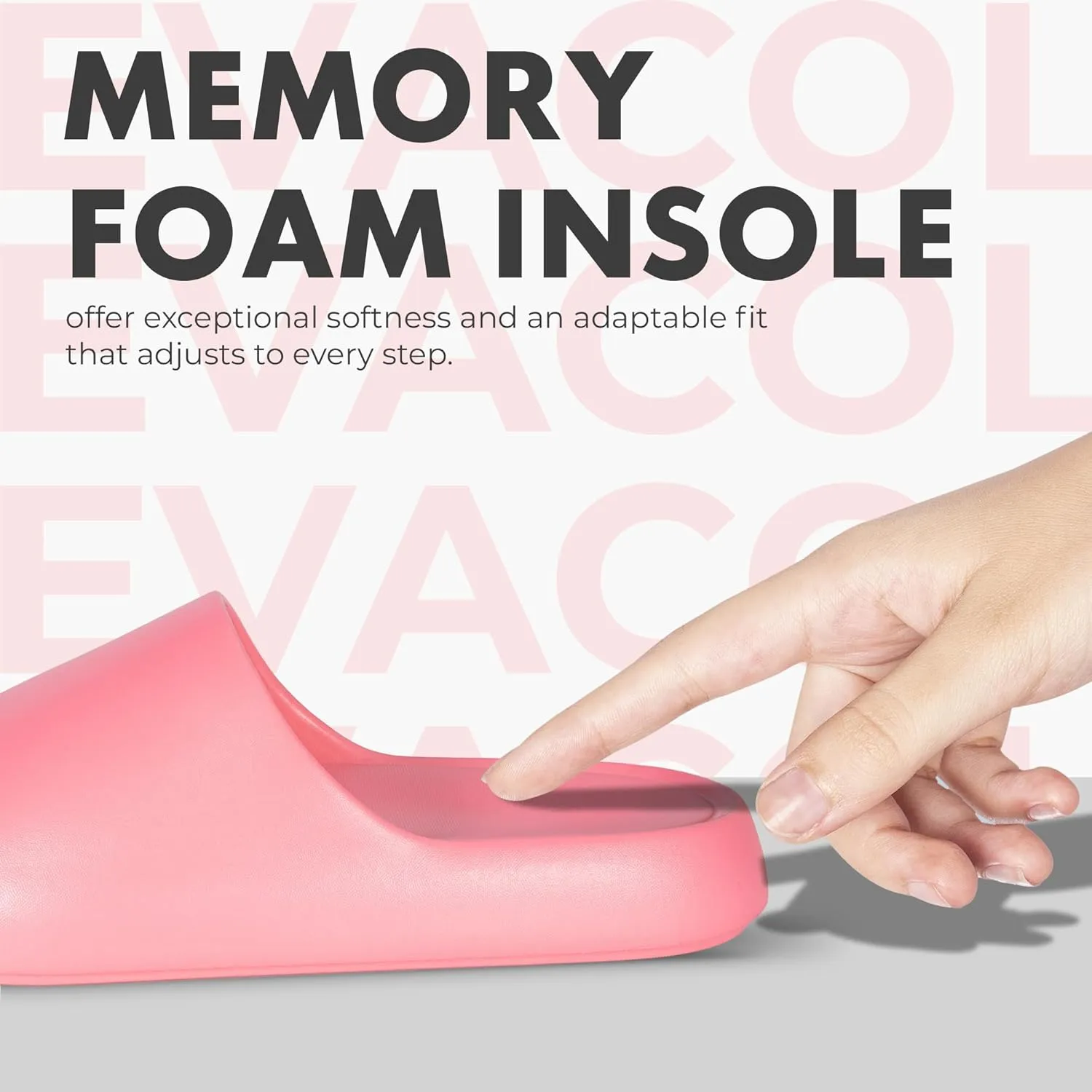 Women’s Pillow Slippers - Ultra-Soft Shower Shoes, Anti-Slip Bathroom Sandals, Quick-Drying Easy to Clean Slides for Indoor & Outdoor Use, Bathroom, Bedroom, or Pool.
