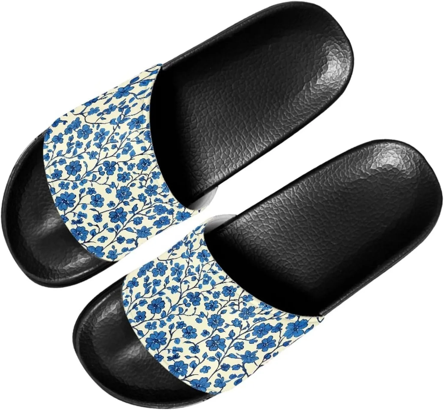 Women's Shower Slippers Indoor Bathroom Shoes Beach Sandals Summer Shoes Comfortable Cute Print Pillow Slippers