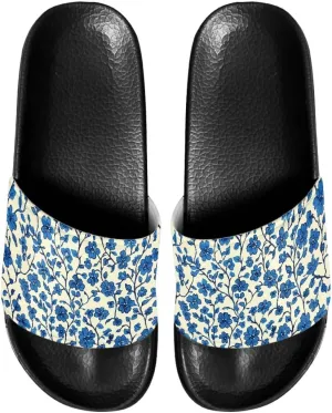 Women's Shower Slippers Indoor Bathroom Shoes Beach Sandals Summer Shoes Comfortable Cute Print Pillow Slippers