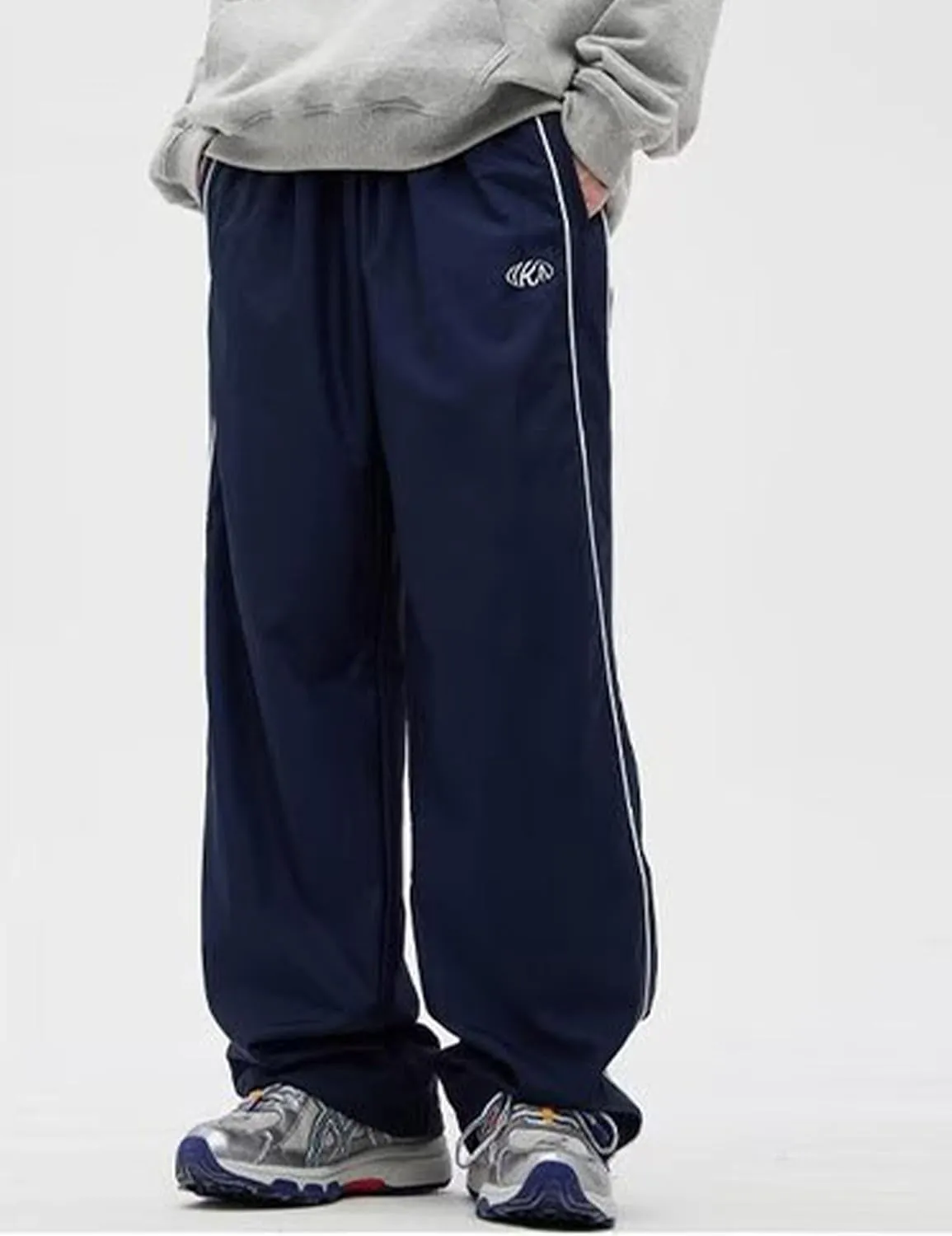 Y2k Pants Men Block Color Sweatpants Hip Hop Streetwear Pants Baggy Wide Leg Sweatpants Jogger Pants