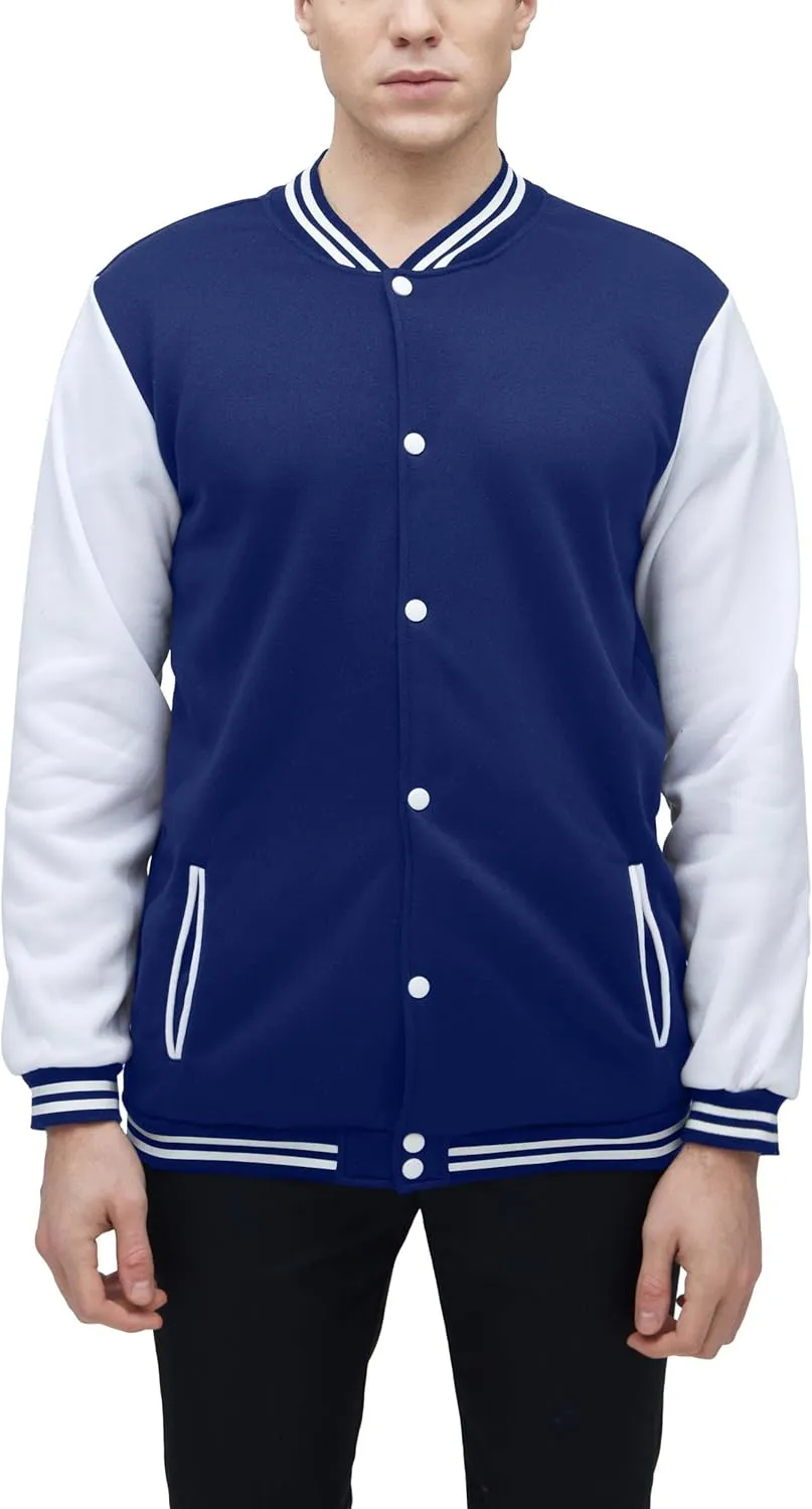 Yuji Itadori Mens Varsity Jacket Baseball Letterman Bomber Jacket Fleece Long Sleeve Coat Casual Clothing XXS-3XL