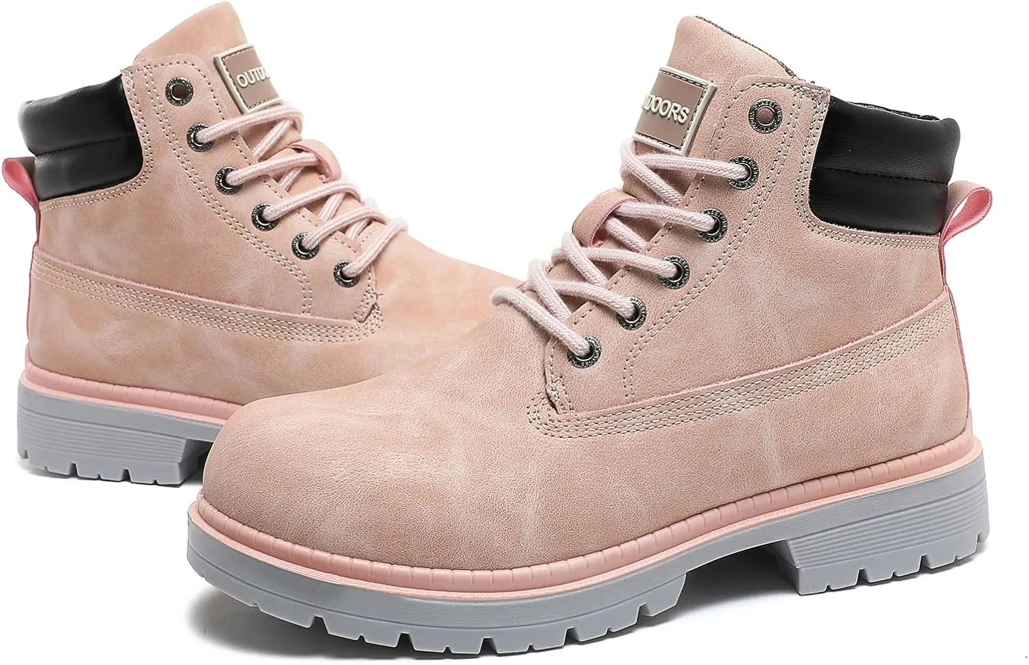 ZEENXIUYA Women's Hiking Boots Men's Chukka Boots Non-slip Outdoor Casual Boot Waterproof Lightweight Comfortable Ankle Lace Up Booties