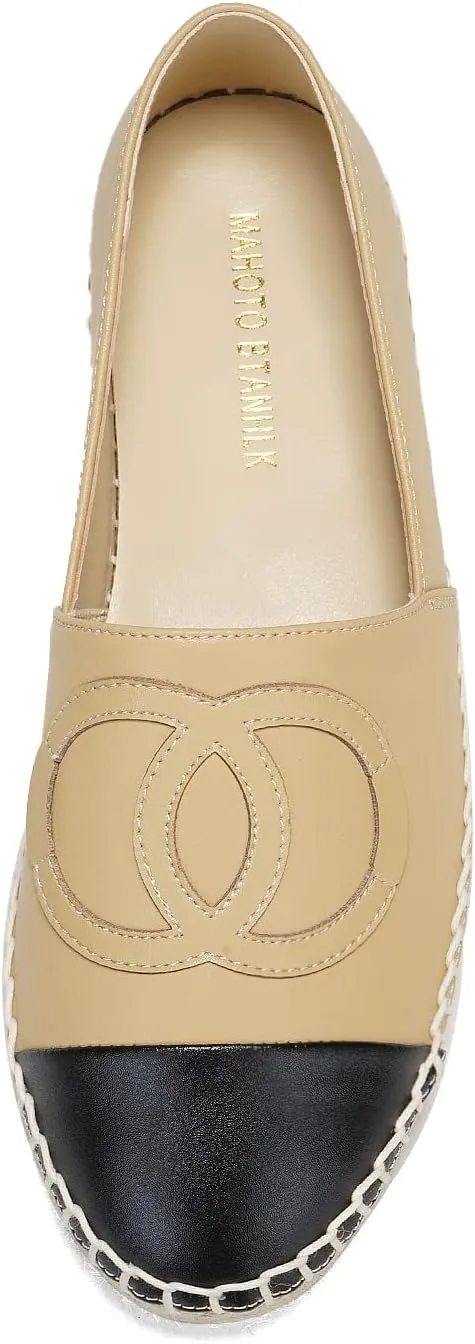 ZhuoDrow Women's Loafers & Slip-ons-Natural Comfort Walking Flat Loafer Shoes for Women