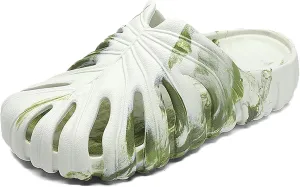 Zureto Monstera Slippers Adults, Monstera Pillow Slippers Bathroom Sandals Soft Shower Cloud Slides