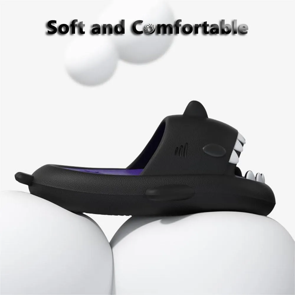 Zureto Shark Slides Original, Unisex Sharky Chanclas, New Cloud Shark Home Spa Slippers Sandals